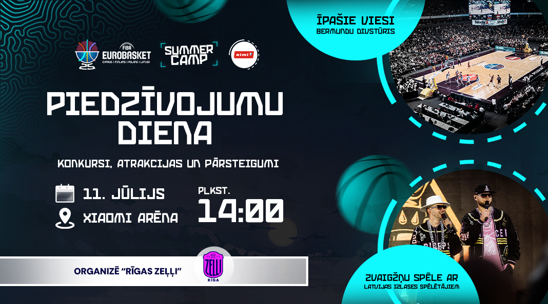 EuroBasket2025 Summer Camp Piedzīvojumu diena