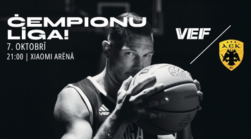 VEF Rīga – AEK BC I FIBA Basketbola Čempionu līga