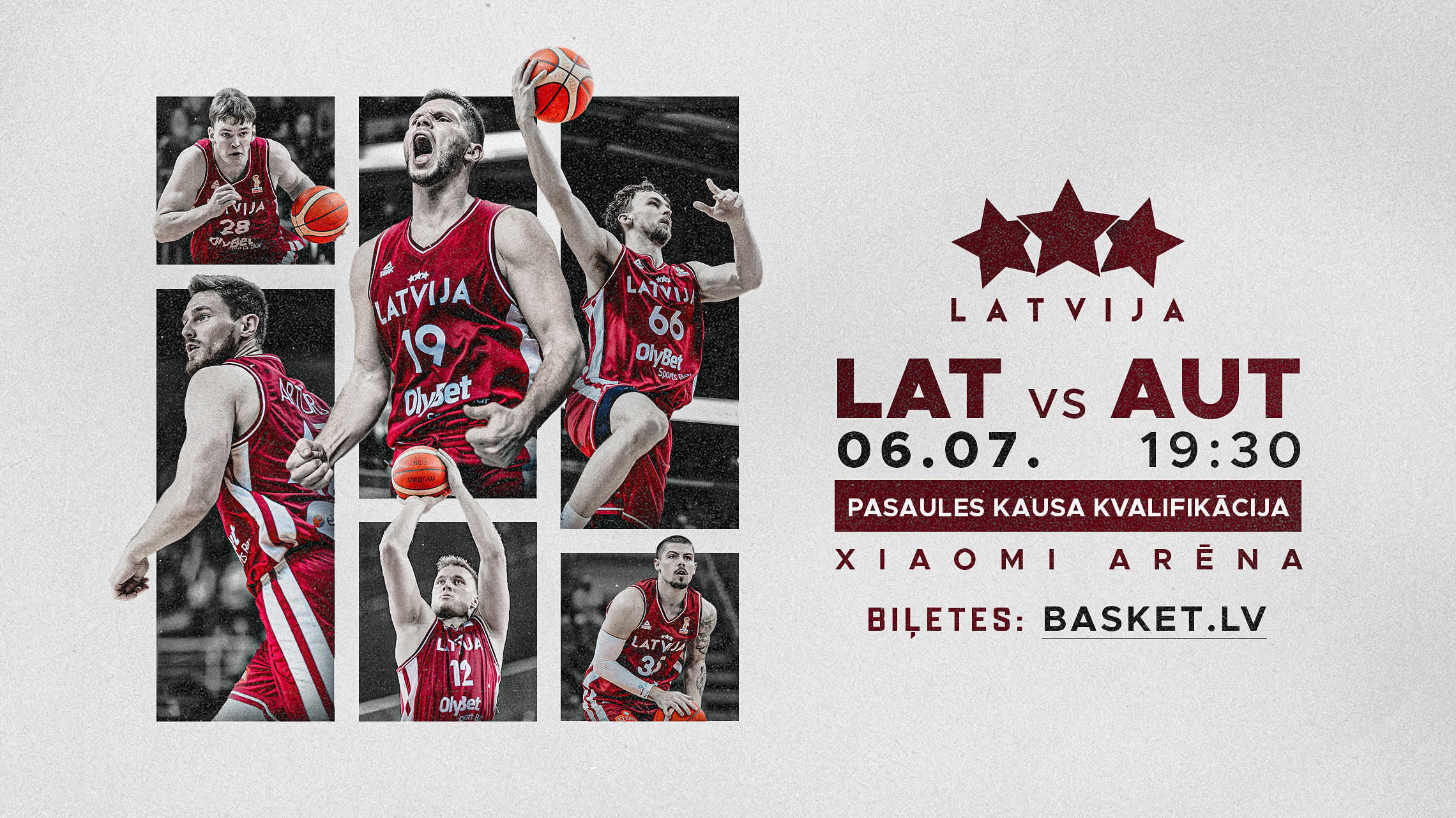 Latvia – Austria. FIBA Basketball World Cup 2027 qualification.