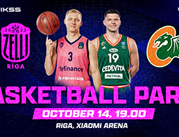 Rīgas Zeļļi vs Cedevita Olimpija Ljubljana (BKT EuroCup) Rīgas Zeļļi vs Cedevita Olimpija Ljubljana (BKT EuroCup)