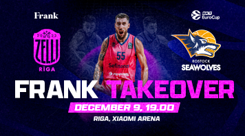 Rīgas Zeļļi vs Rostock Seawolves (BKT EuroCup)