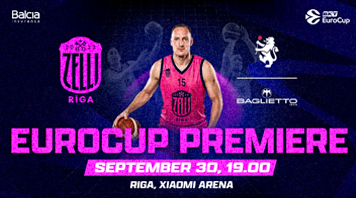 Rīgas Zeļļi vs Baglietto Derthona Tortona (BKT EuroCup)